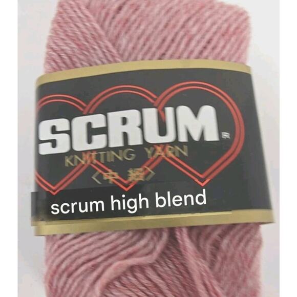 Scrum Knitting Yarn Thread Color #044 Lot U Lite Pink Lot of 10 U327 - Picture 9 of 10